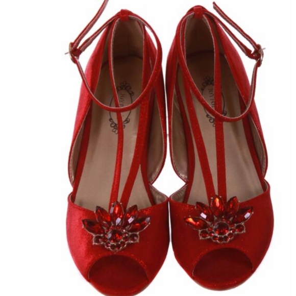 Joyfolie Arabella Heel in Red size 2 - Picture 4 of 11